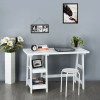 AFRA WHITE COMPUTER DESK WHITE