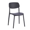 ATELIER DU NORD- GIRONA BLACK PLASTIC CHAIR