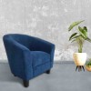 ATELIER DU NORD- VELVET UPHOLSTERED TUB CHAIR