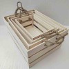 Atelier Du Nord - Wood Storage Crate-grey Wash