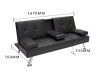 Klik Klak Sofa/Bed Upholstered | 4 Positions (in-store pickup) - Magasins Hart | Hart Stores