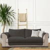 Sofa Slipcover with Diagonal Stitch Design