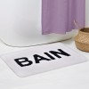 Blue - Bath Mat Bain 20x30