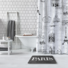 Lt Paris Bath Mat 20x30 Grey