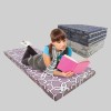 FOAM BED FOLDABLE SINGLE PRINTED ASST