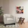 ATELIER DU NORD - GREY PU TEMPO TUB CHAIR WITH PLYWOOD FRA
