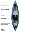 KAYAK ARGO 100X EXO BLUE CORAL/ WHITE/ TIN GREY