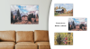 Autumn Scene Printed Canvas