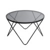 Canales - Round Glass Coffee Table (in-store pickup only) - Magasins Hart | Hart Stores