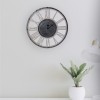 Wall Clock Paris 60cm Wood & Metal