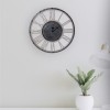 Wall Clock Paris 60cm Wood & Metal