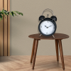 Table Clock Blk/Gold/Marble