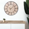 Wall Clock Wood Chevron 60cm