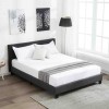 ATELIER DU NORD - BANFF LINEN BED FRAME - SIZE QUEEN