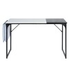 COMPUTER DESK DEMBE WHITE/BLACK 120X60X74CM