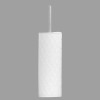 TOILET BRUSH SET WITH HOLDER AND DIAMOND EMBOSSING