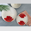 
Dinnerware 12pc Set Red Lotus