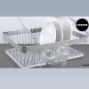 Chrome Dish Rack With Fake Diamond Decoration