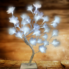 XMAS FIBER OPTIC BLOSSOM TREE 32LED 45CM