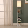 Floor Lamp with Shelf Organizer