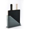 4PCS CUTTING BOARD SET WITH HOLDER