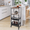 Atelier Du Nord - 4-tier Kitchen Storage Unit With Wheels