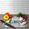 Farm Fresh Glass Cutting Board 30*40 Cm