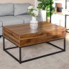 Kravets -Coffee Table W/adjustable Top Metal