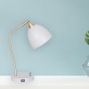 Table Lamp White USB