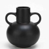 Lauren Taylor - Black Ceramic Vase with Handles