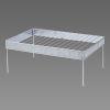 Chrome Dish Shelf With Fake Diamond Holder
