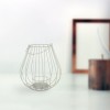 Lantern White Metal 23x23x24