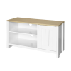 Malvales Tv Stand In Particle Board W/Door And Storage