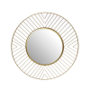 GOLD GEO MIRROR