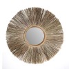 STRAW CATTAIL MIRROR ROUND 70*70