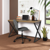 Brantley Oak Computer Office Desk Metal Frame