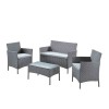 SOL DEL MARE - 4 PCS OUTDOOR DINNING SET