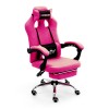 Office Chair Pink Gaming & Massage Pu W/USB Connector