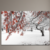 Canvas 70X100 Winter Red Tree