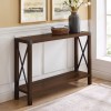 Rustic Metal Entry Table 46x12x30in