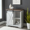 Rustic - Buffet White/oak 32x16x32in