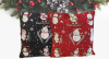 SKI SNOWMEN CHENILLE CUSHION