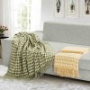 LAURENT TAYLOR - ODETTE WOVEN INTERLOCKING CHECK THROW