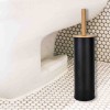 LE SPA - Toilet Cleaner Metal With Bamboo Lid