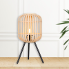 LAURENT TAYLOR - Rattan Metal Tripod Lamp