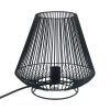 METAL WIRE LAMP CONE BLACK