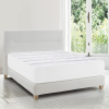 W HOME - Mattress Pad Soft Touch Matelasse White