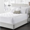 W Home - Pure Silk Quilted Mattress Pad- Twin/white