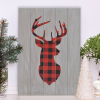 Wall Art 40X60 Plaid Deer