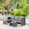 Sol Del Mare - 3pcs Outdoor Sofa Set